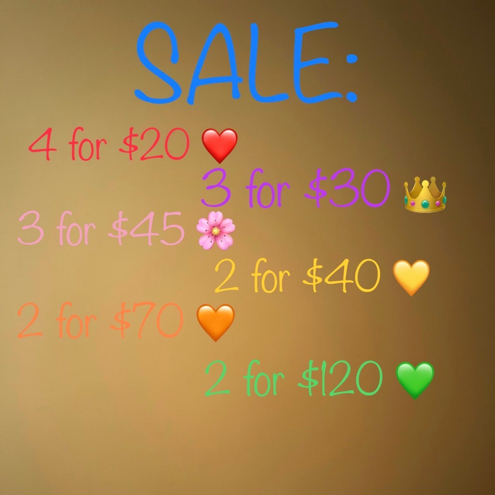 Saleeee! Make me an offer!